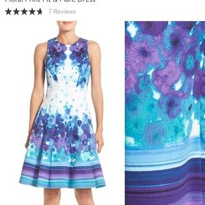 Fit and slight flare dress